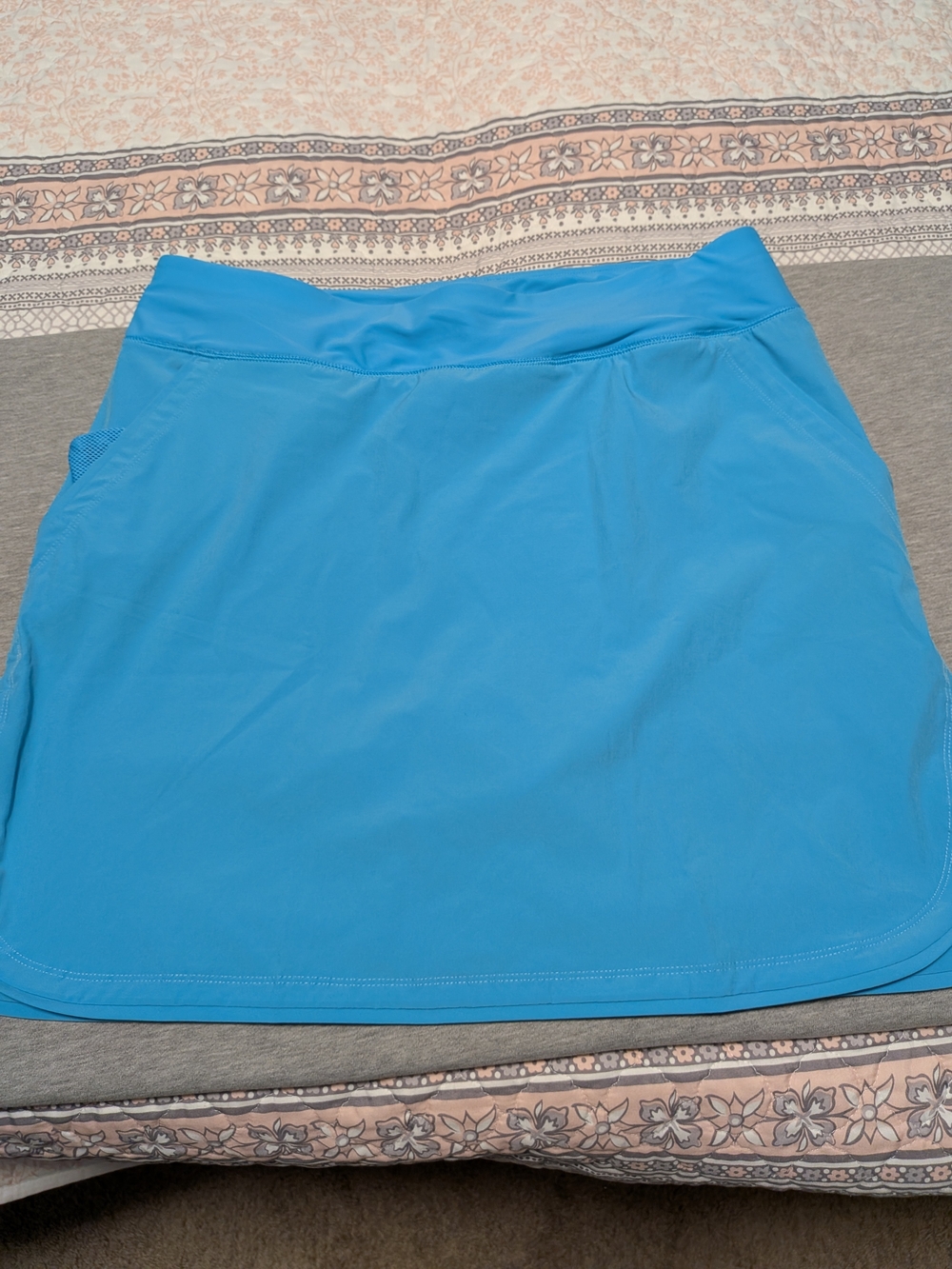 Lands' End Bright Blue Athletic Skort